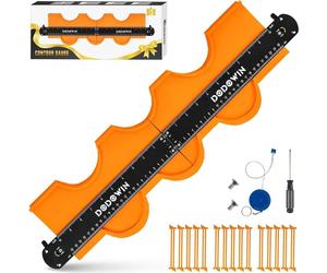 Dodowin Jauge de Contour Connectable Grand Cadeau pour Homme - Orange 50cm