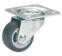 Döner + helmer Parquet Roue de Roulette, 30 x 14 mm, GL 2 K Gris, 790320