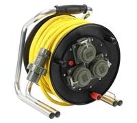 Dönges, Enrouleur à câble, Enrouleur de câble pompier, DIN 14680, 230 V (50 m, 2.50 mm²² mm)