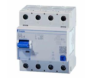 DOEPKE FI-Schutzsch.40A DFS4A040-4/0,30-A Typ A 4-polig 300mA 230/400V DFS4-040-4/0,30-A (09136901)