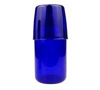 DOERDO Ensemble de carafe d'eau de chevet avec gobelet, bouteille en verre pour salle de bain, chambre à coucher, table de chevet, 500 ml