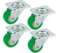 dörner + helmer 450127 Roulette pivotante Diamètre de la roue: 30 mm Capacité de charge (max.): 20 kg 4 pc(s)