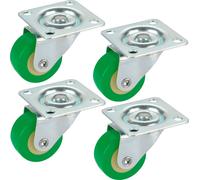 dörner + helmer 450127 Roulette pivotante Diamètre de la roue: 30 mm Capacité de charge (max.): 20 kg 4 pc(s)
