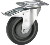 dörner + helmer 716565F 716565F Roulette pivotante Diamètre de la roue: 100 mm Capacité de charge (max.): 150 kg 1 pc(s)