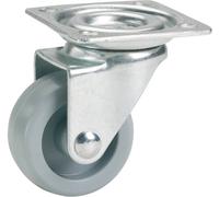 dörner + helmer 790310 Roulette pivotante Diamètre de la roue: 25 mm Capacité de charge (max.): 15 kg 1 pc(s)