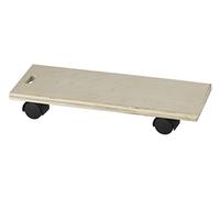 Dörner + Helmer Chariot de Transport Multifonction - 395 mm x 145 mm x 70 mm - Capacité de Charge 80 kg - Double roulettes - pour caisses et Meubles