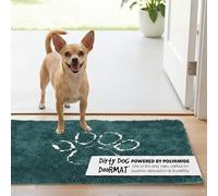 Dog Gone Smart Dirty Paillasson Motif Chien Bleu pétrole Taille S