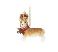 DOG WITH CROWN DECORATION - CORGI