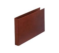 DOHE 9559 - Classeur avec doublure en cuir, 2 anneaux de 40 mm, feuillets paysages