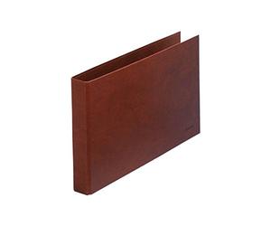 DOHE 9559 - Classeur avec doublure en cuir, 2 anneaux de 40 mm, feuillets paysages