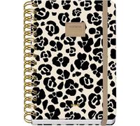 Dohe - Agenda Scolaire 2026 2027 - Septembre/Juin, Jour par Page, A5 15x21 cm, Couverture Rigide Souple, Double Spirale, Fermeture Élastique, 2 Pages d’Autocollants, Espagnol et Anglais - Wild