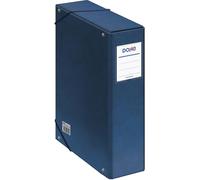 DOHE - Boîte de classement dos 9 cm bleue