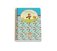 DOHE Cahier spirale A5 Couverture souple 80 feuilles - Santoro - Poppi Loves - Catch Me
