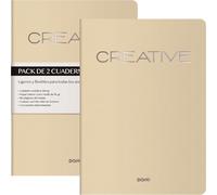 DOHE - Cahiers A4 avec Pages Intérieures Vierges (2 pcs.)