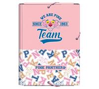Dohe - Classeur Folio avec 3 rabats - Pink Panther - Modèle Team
