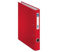 DOHE - Classeur Oficolor 4 anneaux de 25 mm format feuillet rouge