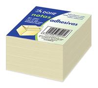 DOHE - Cubes de notes autoadhésives - 75 x 75 mm - 400 feuilles