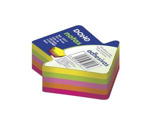 DOHE - Cubes de notes autoadhésives forme de flèche - 70 x 70 mm - 250 feuilles
