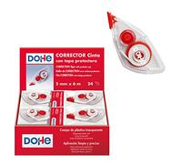 DOHE Présentoir correcteur ruban rouge 5 mm x 6 m 24 u