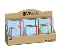 Dohe Vesta City Lot de 12 présentoirs à cahiers