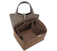 DOIAPUOS Lot de 18 inserts de rangement en feutre pour sac à main Picotin (marron, PC18)