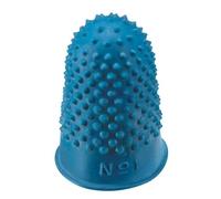 Doigtiers caoutchouc 17 mm n° 1 bleu - Sachet de 12