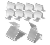 DOITOOL 10 Pièces Accessoires pour classeurs baie goupille d'étagère haut bibliotheque etagere rangement support d'étagère clips d'armoire pince pour d'armoire de cuisine
