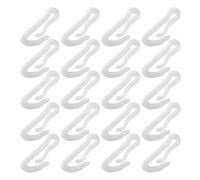 DOITOOL 100 Clips en Plastique pour Serrage Agricole, Pinces Résistantes Vent pour Fixation Précise de Film et Toile D'ombrage, Installation Rapide pour Jardin