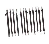 DOITOOL 12 pièces Kit de Sculpture sur Bois avec Couteaux de Gravure Ergonomiques Acier Tungstène Outils de Bois pour Débutants et Professionnels Sac de Rangement Antirouille Inclus