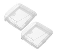 DOITOOL 2 Pièces Cache Prise Étanche pour Prises Murales Type 86, | Installation Simple, Prévention des Dégâts D’humidité, pour Éviers Cuisine et Lavabos de Salle de Bain