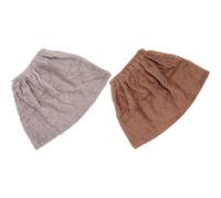 DOITOOL 2 Pièces Housse de Balai en Velours, Nettoyage pour Sol | Absorption D’eau, Facile à Retirer Laver, pour Hôtel et Restaurant, Tête de Balai Couleur Aléatoire