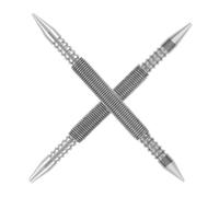 DOITOOL 2 Pièces Jeu de Poinçons Centraux à Ressort en Acier au Carbone, Compact Forte Capacité de Perçage, pour Métal et Bois