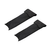 DOITOOL 2 Pièces Pochette pour Ranger Jusqu'à 30 Accessoires en Tissu Oxford à Outils Noir de Barbecue Légère et Grosse Capacité pour Transport et Entretien