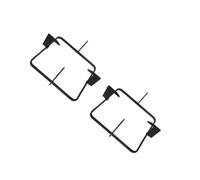 DOITOOL 2 Pièces Support de Cuisinière à Gaz Antidérapant Bracket Carré pour Cuisinière Accessoire de Cuisine à Haute Température pour Pots et Woks