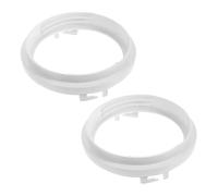 DOITOOL 2 Pièces Tuyau d'échappement du climatiseur mobile Coupleur de tuyau AC pour la mobilité Conduit d'échappement CA partie climatisation interface de tube prolongateur PVC blanche