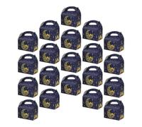 DOITOOL 20 Pièces Boîte D'emballage Coffret Biscuit en Papier Boîte à Friandises pour Bonbons Biscuits et Pâtisseries de Fête