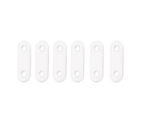 DOITOOL 20 Pièces Équerre Murale en Acier Inoxydable Argenté 47mm, Support Rigide Facile à Installer Résistance la Corrosion pour Fenêtres et Meubles