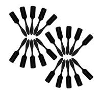 DOITOOL 20 Pièces Mini Pelle de Jardinage en Plastique Noir Poignée Ergonomique, Outil Multifonction pour Succulentes et Pots de Fleurs, pour Balcons et Plantations Extérieures