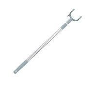 DOITOOL 2pièces Tringle à Vêtements Télescopique Barre Réglable Aluminium Léger Perche Rétractable pour Séchage Intérieur et Extérieur