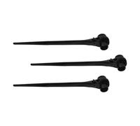 DOITOOL 3 Pièces liquet Réversible Double Tête 19mm 22mm, Acier | Mécanisme Bidirectionnel, Queue Pointue, Format Compact, Prise Ergonomique, pour Dessous de Véhicule et Espaces Étroits