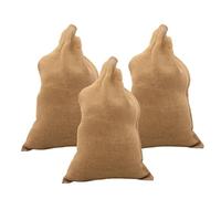 DOITOOL 3 pièces Sacs Toile de Jute pour Pommes de Terre Noix et Légumes Sacs de Rangement Respirants Réutilisables pour Jardinage et Stockage Maison