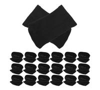 DOITOOL 30 Pièces Paquet Filtrant Rond en Maille Ultrafine en Nylon Élastique Noir 21x12cm pour Panier D'écumoire de Piscine Enterrée en Pluvieux