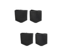 DOITOOL 4 Couvre-Pieds D'Échelle En Caoutchouc Pied Escabeau Antidérapant Tampon De Protection Pour Sol Et Jambe D'Échelle 1.69 X 1.65 X 1.81 in Pour Échelles Télescopiques Et À Chevrons