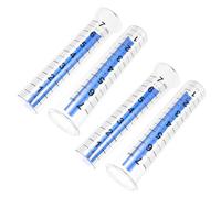 DOITOOL 4 Pièces Tube Précise Rechange Pluviomètre Plastique de Extérieur pour Résistant Intempéries et Collecte des Précipitations aux pour Jardin