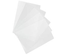 DOITOOL 5 Pièces Bloc-notes Transparent A4 en Pp, Tableau D'écriture | Réutilisable, Format A4, pour École, Bureau et Examen, Sous-main Pratique, Lot