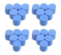 DOITOOL 50 Pièces Bouchon en Éponge pour Fourmilière, Bloc D'eau Rond | Installation Facile, Ajustement, pour Habitat de Fourmis en Tube à Essai, Accessoire Pratique