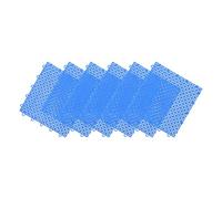 DOITOOL 6 Pièces Revêtement de Sol Antidérapant, Sol Antidérapant Extérieur en Pp, Structure Emboîtable, Bleu, Facile à Installer, pour Jardin et Balcon, Terrain de Sport Plusieurs styles