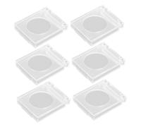 DOITOOL 6pièces Couvercle De Bouton Poussoir Transparent Protection Cache-interrupteur Mural Lot De Cache-boutons Sans Outils