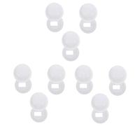 DOITOOL 9 Paires Accessoires De ège De Toilette Titulaire Bidet Machine Bouchon Jour Couvercles De De Toilette Main Nourriture Lumière Bol Blanche Bouton Musique Plastique À Clapet