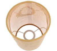 DOITOOL Abat Jour Compatible E14/e27 en Rotin Tissé Lampadaire sur Pied Élégant et Rustique Décoratif pour Chambres et Hôtels